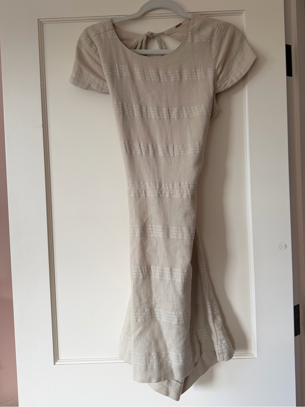 Free People linen mini dress